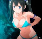 The Big ImageBoard (TBIB) - bikini black hair blue eyes brea